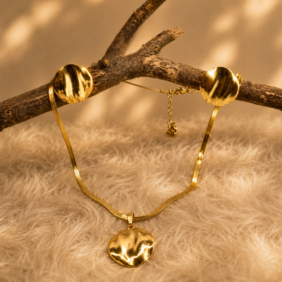 necklace & earrings