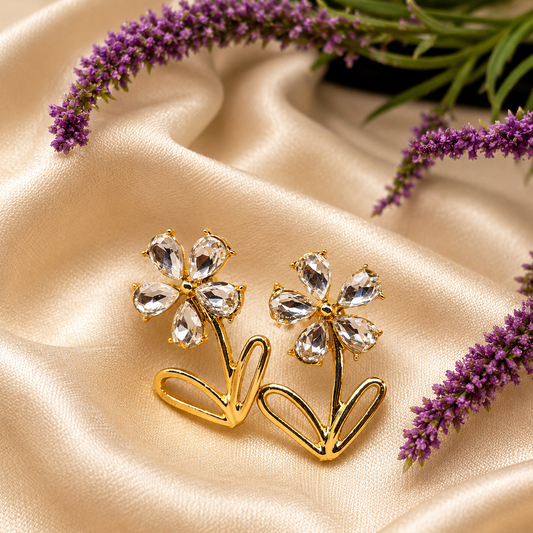 Crystal Bloom Earrings