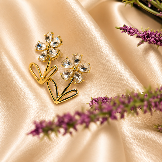 Crystal Bloom Earrings