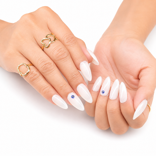 White Aura Protection Nail