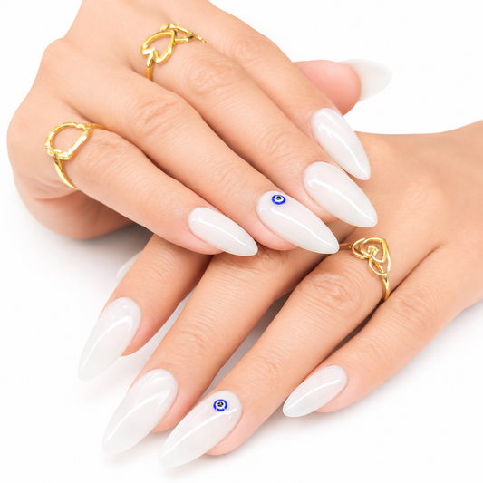 White Aura Protection Nail