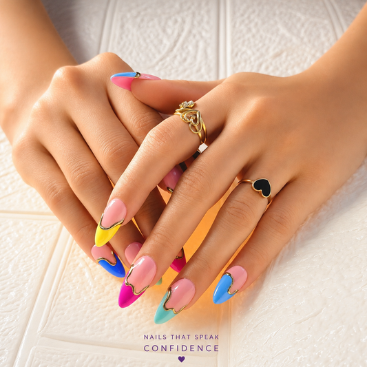 Candy Wave Nails