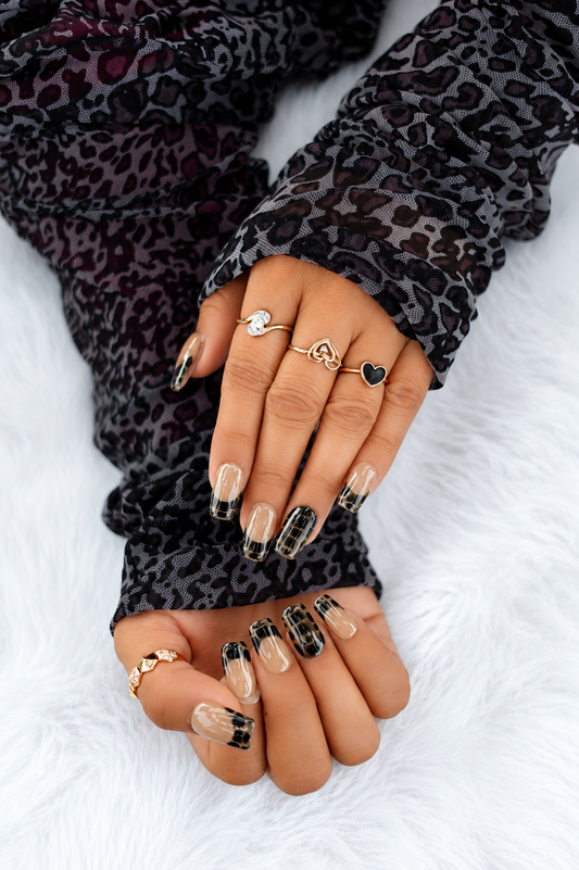 Leopard Luxe French Nails