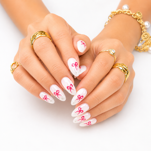Coquete Bow Nails