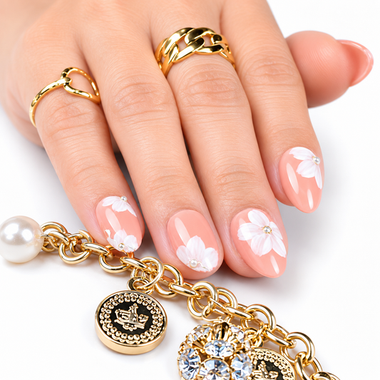 Ivory Petal Nails