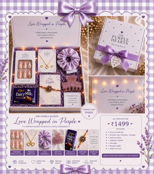 love wrapped in purple