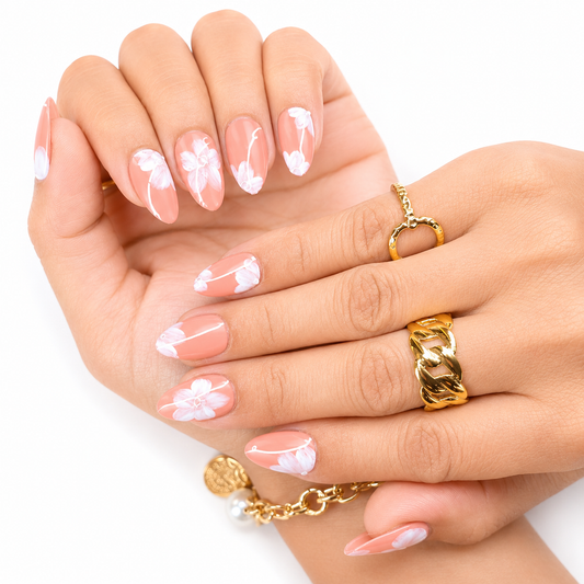 Ivory Petal Nails