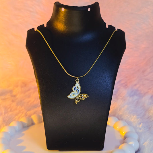 Butterfly Veil Necklace