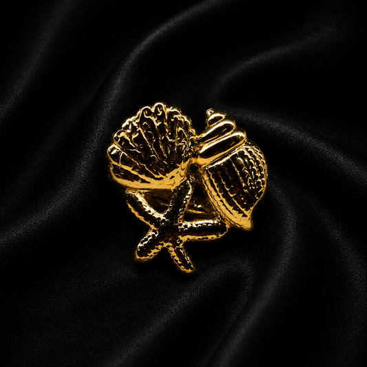 Star & Shell Ring