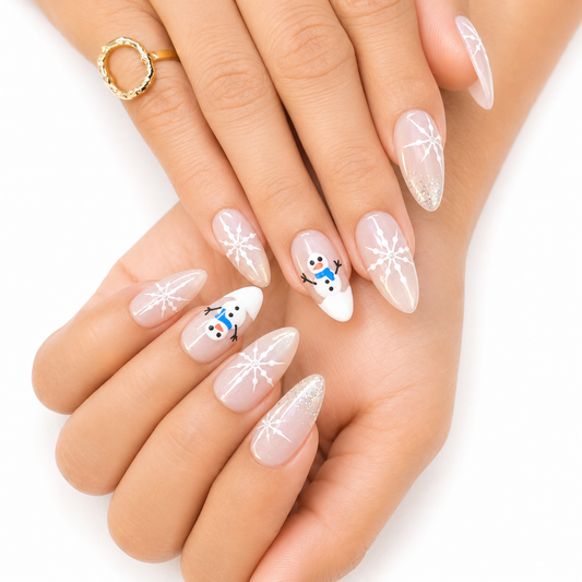 Snowflake Kisses Nails