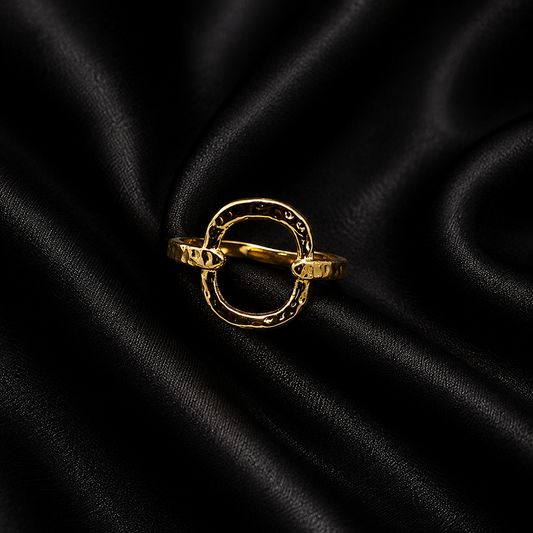 Golden Orbit Ring