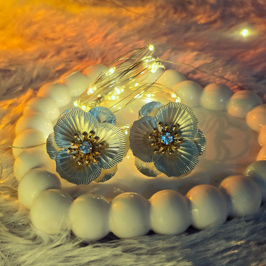Ivory Blossom Studs