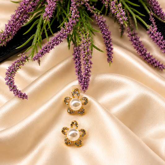 Pearl Blossom Earrings