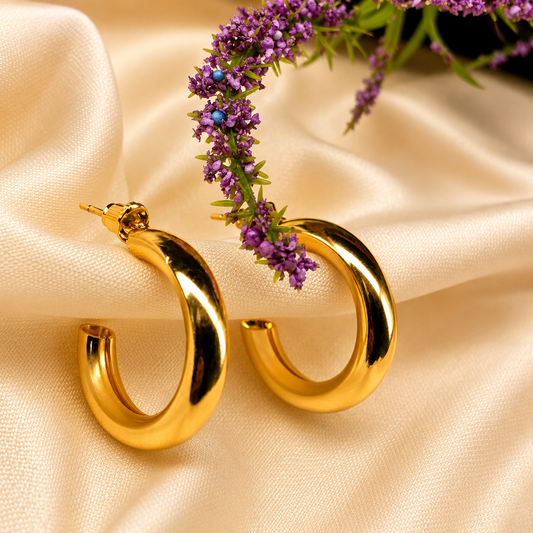 Classic Luxe Hoops
