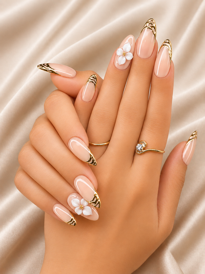 floral nails