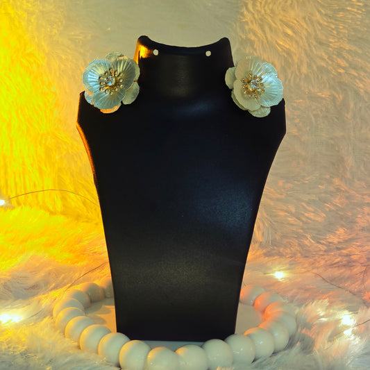 Ivory Blossom Studs