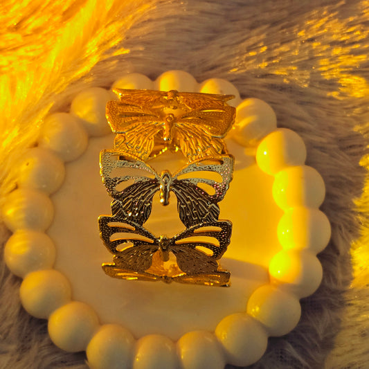 Golden Butterfly Cuff
