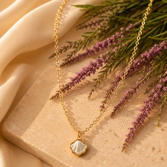Seashell Pearl Anklet