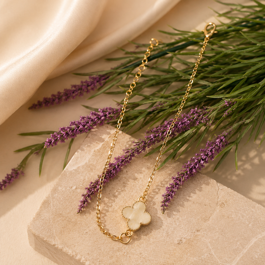 White Clover Cgarm Anklet